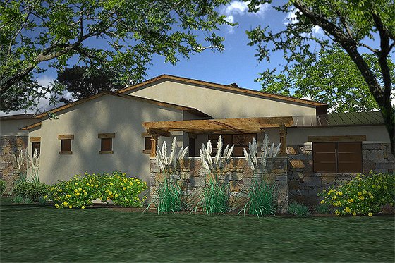 Exterior - Other Elevation 1 for Contemporary House Plan #120-188 - 3 bed, 3.5 bath