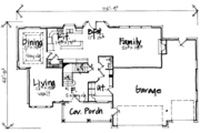 European Style House Plan - 4 Beds 3.5 Baths 2716 Sq/Ft Plan #308-234 
