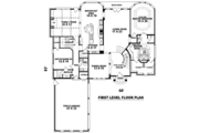 European Style House Plan - 3 Beds 4 Baths 4892 Sq/Ft Plan #81-1340 