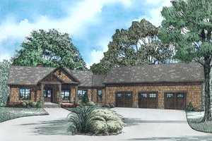 Home Plan - Craftsman Exterior - Other Elevation Plan #17-2486