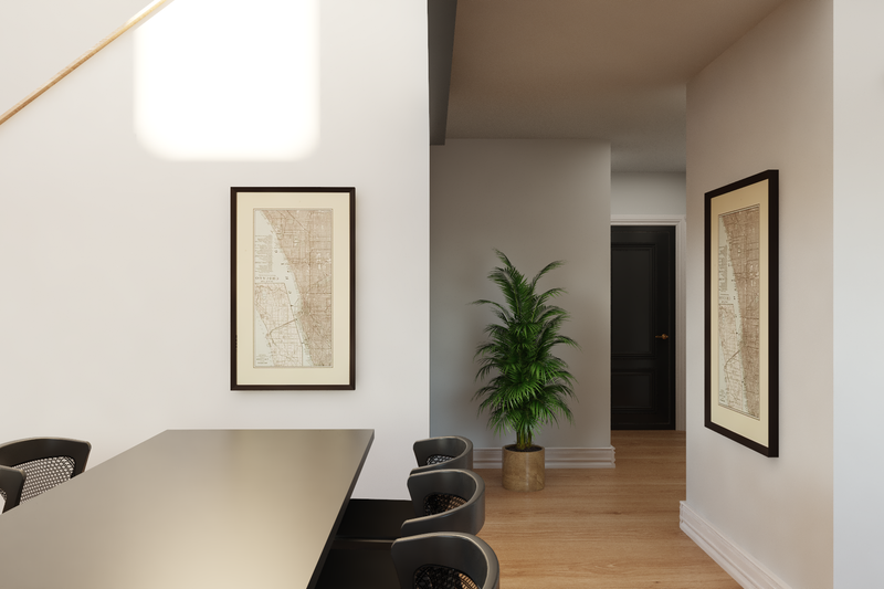 House Blueprint - Interior - Dining Room for Barndominium House Plan #1064-511 - 3 bed, 2.5 bath