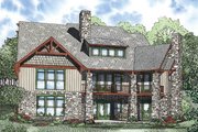 Craftsman Style House Plan - 5 Beds 5 Baths 5051 Sq/Ft Plan #17-3323 