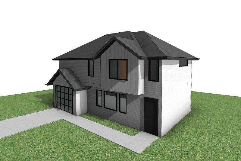 Architectural House Design - Exterior - Front Elevation 3 for Farmhouse House Plan #1066-222 - 1 bed, 1 bath