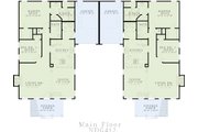 Southern Style House Plan - 2 Beds 2 Baths 2344 Sq/Ft Plan #17-1063 Floor 