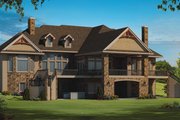 Craftsman Style House Plan - 4 Beds 4.5 Baths 8106 Sq/Ft Plan #20-2538 