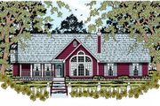 Country Style House Plan - 3 Beds 2 Baths 1526 Sq/Ft Plan #42-358 