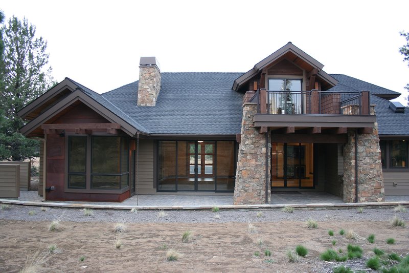 Architectural House Design - Exterior - Other Elevation 3 for Craftsman House Plan #892-7 - 4 bed, 3.5 bath