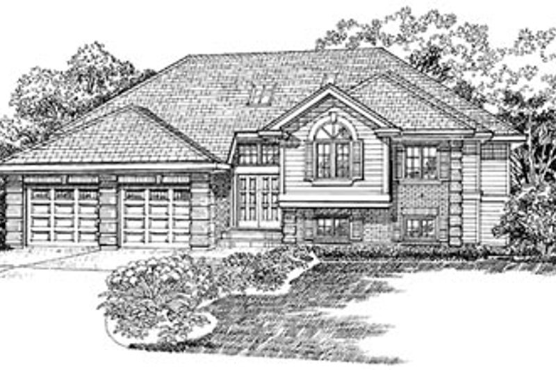 Traditional Style House Plan - 3 Beds 2 Baths 2063 Sq/Ft Plan #47-350