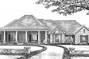 European Style House Plan - 3 Beds 2 Baths 2061 Sq/Ft Plan #310-591 