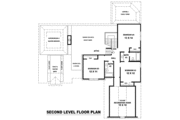 European Style House Plan - 4 Beds 3.5 Baths 3000 Sq/Ft Plan #81-1117 