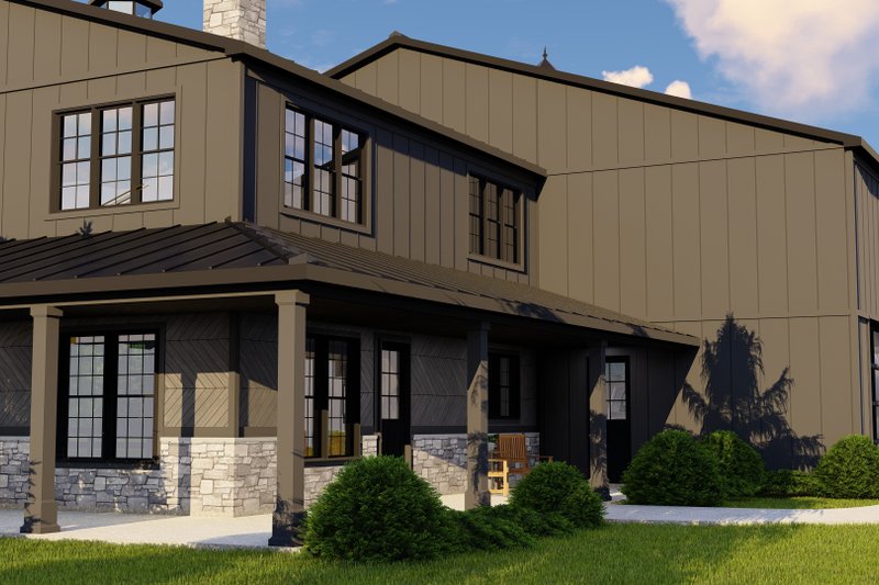 Architectural House Design - Exterior - Other Elevation 2 for Country House Plan #1064-200 - 3 bed, 2.5 bath