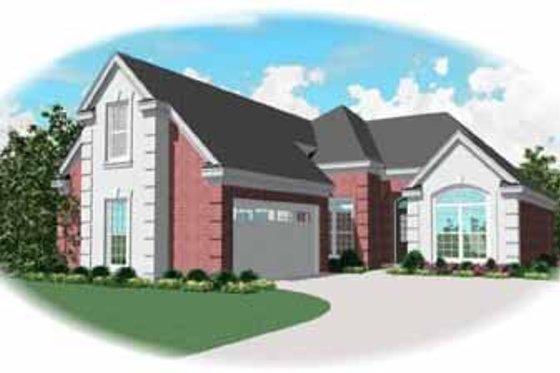 Exterior - Front Elevation for Traditional House Plan #81-283 - 2 bed, 2 bath