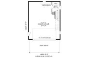Contemporary Style House Plan - 1 Beds 1 Baths 820 Sq/Ft Plan #932-95 