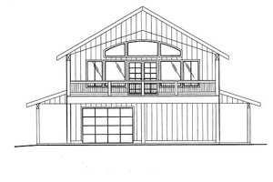 House Blueprint - Bungalow Exterior - Front Elevation Plan #117-683