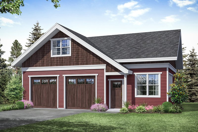 Dream House Plan - Cottage Exterior - Front Elevation Plan #124-1188