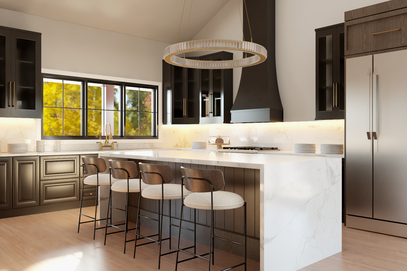 Architectural House Design - Interior - Kitchen for Barndominium House Plan #1064-439 - 3 bed, 2 bath