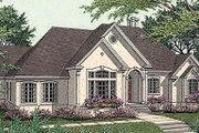 European Style House Plan - 3 Beds 2.5 Baths 2152 Sq/Ft Plan #406-186 