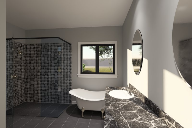 Architectural House Design - Interior - Master Bathroom for Modern House Plan #513-2410 - 4 bed, 3.5 bath