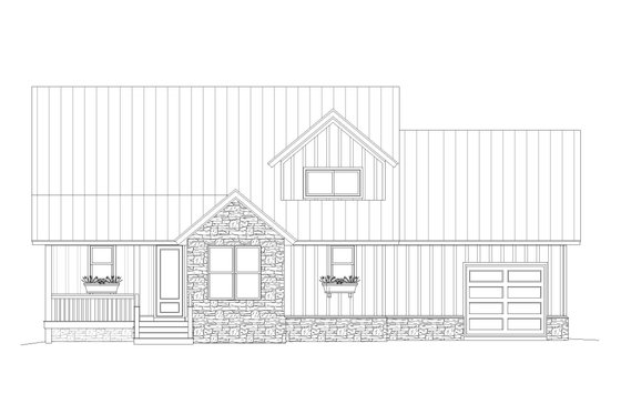 Exterior - Front Elevation 3 for Country House Plan #932-327 - 3 bed, 4.5 bath