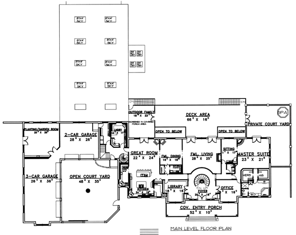 Home Plan - European Floor Plan - Main Floor Plan #117-168