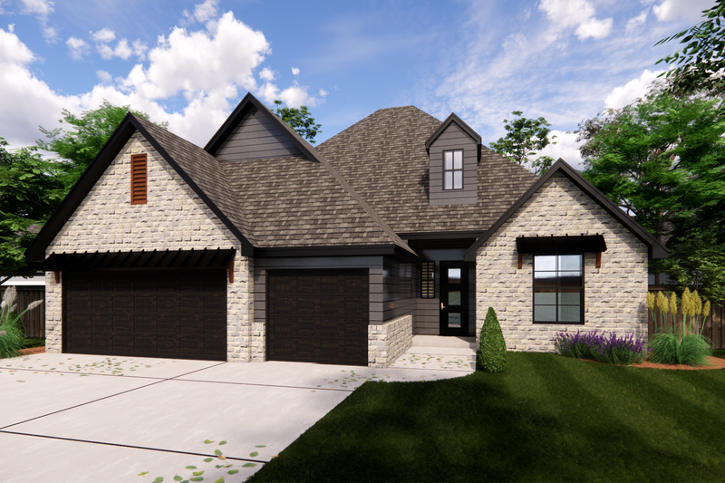 Traditional Style House Plan - 4 Beds 2.5 Baths 1888 Sq/Ft Plan #1098 ...