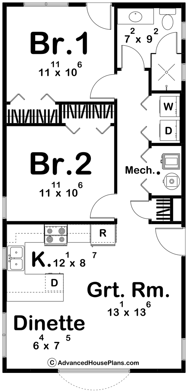 Dream House Plan - Modern Floor Plan - Main Floor Plan #455-447