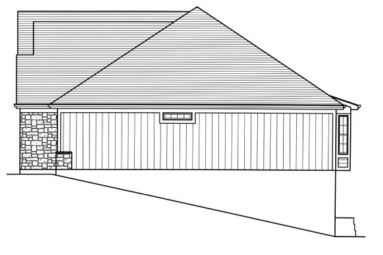 Exterior - Other Elevation for Traditional House Plan #46-903 - 3 bed, 2 bath