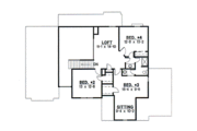 European Style House Plan - 4 Beds 2.5 Baths 2673 Sq/Ft Plan #67-718 