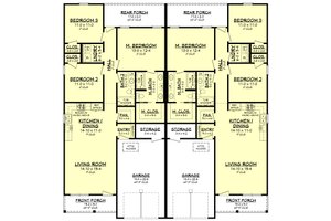 Floor Plan - Main Floor for Traditional House Plan #430-315 - 6 bed, 4 bath