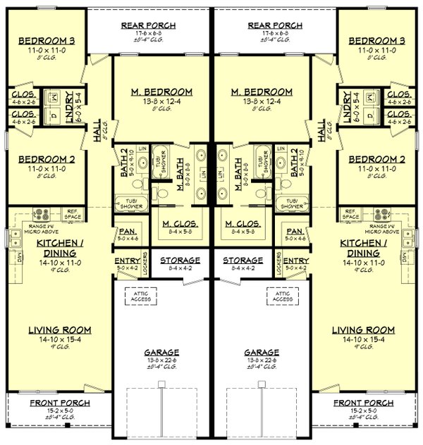 Dream House Plan - Traditional Floor Plan - Main Floor Plan #430-315
