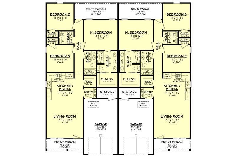 Dream House Plan - Floor Plan - Main Floor for Traditional House Plan #430-315 - 6 bed, 4 bath