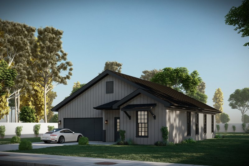 Home Plan - Country Exterior - Front Elevation Plan #1110-3