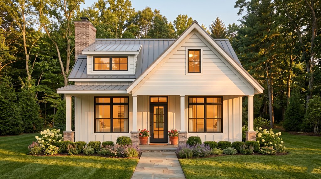 Exterior - Front Elevation 2 for Country House Plan #1089-76 - 1 bed, 1 bath
