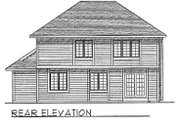 Traditional Style House Plan - 4 Beds 2.5 Baths 2153 Sq/Ft Plan #70-317 