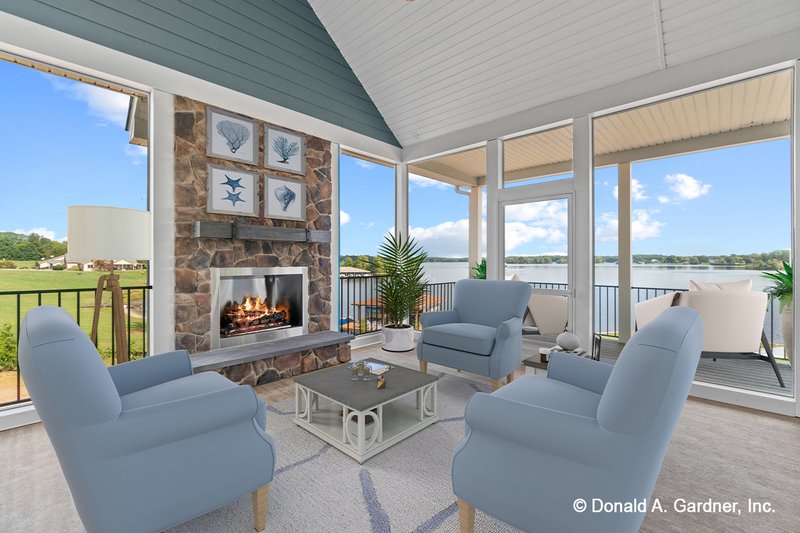 Home Plan - Exterior - Outdoor Living for Country House Plan #929-649 - 5 bed, 4 bath