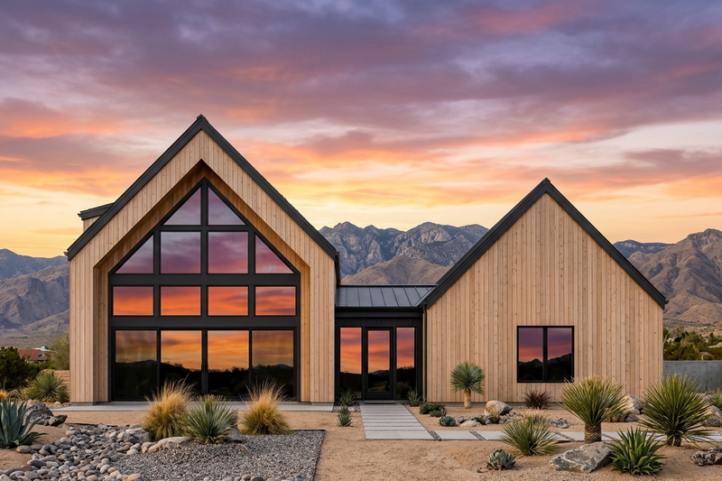 Architectural House Design - Exterior - Rear Elevation for Modern House Plan #1096-197 - 3 bed, 2 bath