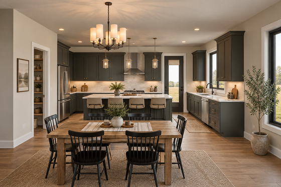 Interior - Kitchen for Barndominium House Plan #1093-9 - 4 bed, 3.5 bath
