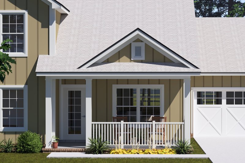 House Blueprint - Exterior - Other Elevation for Cottage House Plan #513-2371 - 4 bed, 3 bath