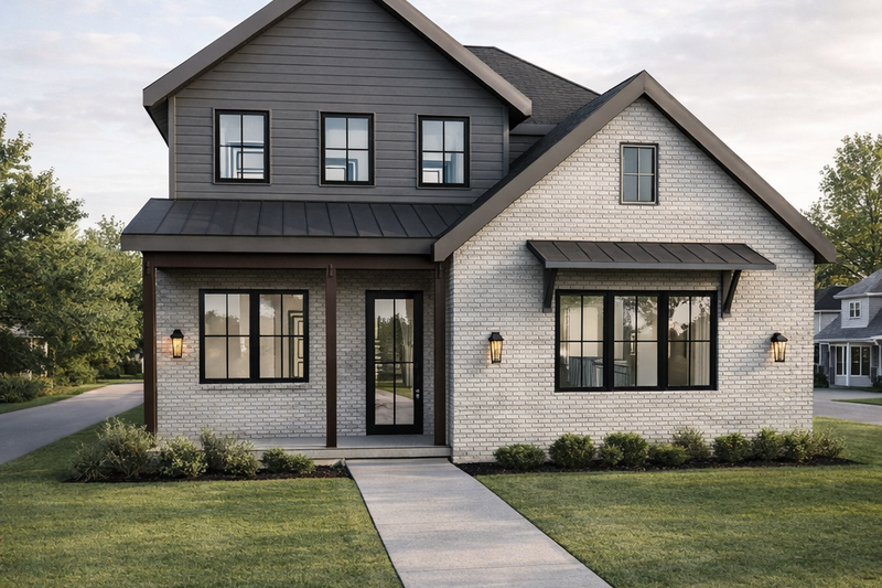 House Plan Design - Exterior - Front Elevation 2 for Traditional House Plan #1129-34 - 5 bed, 3.5 bath