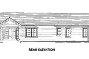 Traditional Style House Plan - 3 Beds 2 Baths 1278 Sq/Ft Plan #46-468 