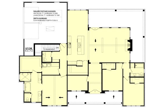 Floor Plan - Other Floor for Farmhouse House Plan #430-364 - 3 bed, 2.5 bath