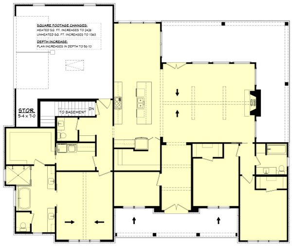 Farmhouse Floor Plan - Other Floor Plan #430-364