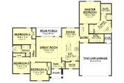 Ranch Style House Plan - 4 Beds 2 Baths 1889 Sq/Ft Plan #430-182 
