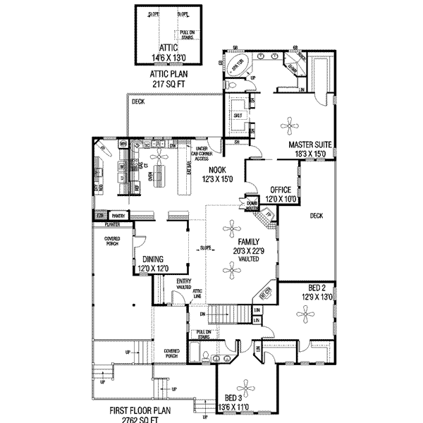 Floor Plan - Main Floor Plan #60-625