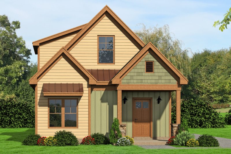 House Plan Design - Traditional Exterior - Front Elevation Plan #932-18