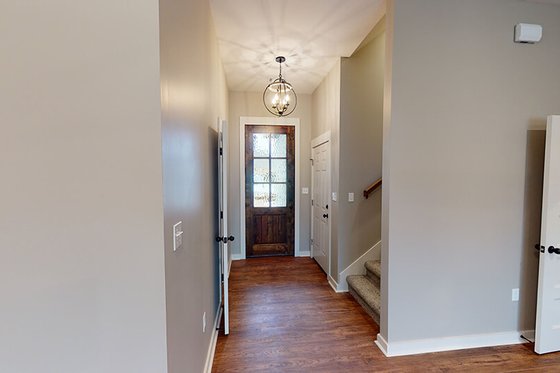 Interior - Entry for European House Plan #923-38 - 3 bed, 2 bath