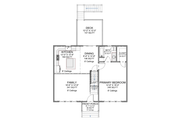 Craftsman Style House Plan - 3 Beds 2 Baths 1493 Sq/Ft Plan #1116-32 Floor 