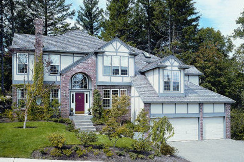 Dream House Plan - European Exterior - Front Elevation Plan #48-328
