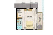Beach Style House Plan - 3 Beds 3.5 Baths 3139 Sq/Ft Plan #548-44 