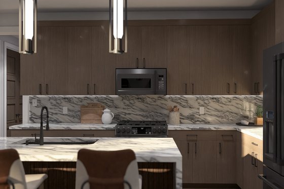 Interior - Kitchen 1 for Barndominium House Plan #455-681 - 5 bed, 3.5 bath